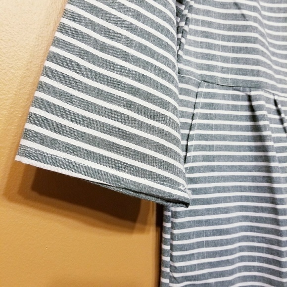 Moking Top | Striped Cropped Wide Leg/Flare Romper - Picture 6 of 10